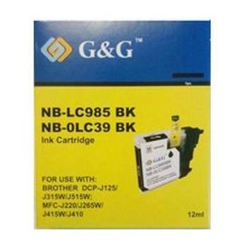 Compatible Brother LC-985BK Ink Cartridge for DCP-J315W series - 200BRALC 985B - G&G