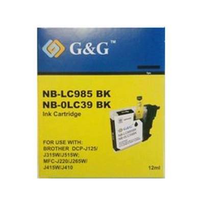 Compatible Brother LC-985BK Ink Cartridge for DCP-J315W series - 200BRALC 985B - G&G