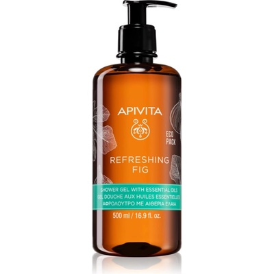 APIVITA Refreshing Fig Shower Gel освежаващ душ гел с есенциални масла 500ml