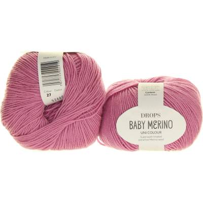 Drops Baby Merino 27 starorůžová