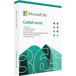 Microsoft 365 Family Family Унгарски EuroZone Subscr 1YR Medialess FY25H2 Box EP2-32372 (EP2-32372)