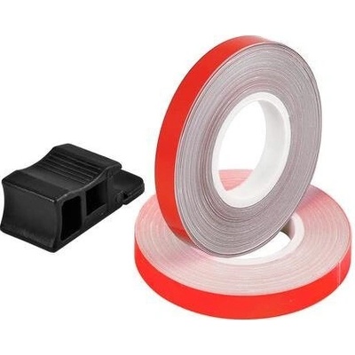 LAMPA Prúžky na ráfiky v šírke 7mm červená