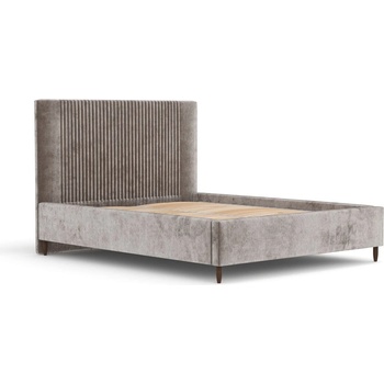 Maison de Reve Бежово двойно легло 160x200 cm тапицирано с място за съхранение с включена подматрачна рамка Etero - Maison de Rêve (ETERO160_MDR_P0_LOT30_M0_NF_T0_L33)