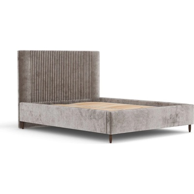 Maison de Reve Бежово двойно легло 160x200 cm тапицирано с място за съхранение с включена подматрачна рамка Etero - Maison de Rêve (ETERO160_MDR_P0_LOT30_M0_NF_T0_L33)