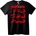NOONEBRAND Тениска Червени Positions Изкуство - 7XL, Black
