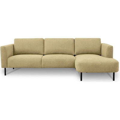 Scandic Ъглов диван в цвят жълта охра (десен ъгъл) Hero - Scandic (HERO ROUND CH R MITO170)