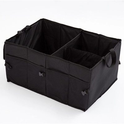 Органайзер за багажника на автомобила Mobilly, сгъваема кутия, черен (Trunk organizer)