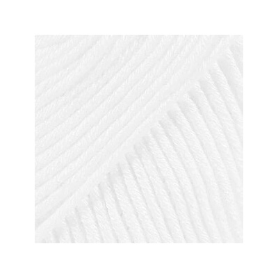 DROPS Design Muskat Uni Colour 18 White Плетива прежда (104018)