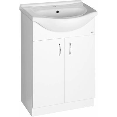 Aqualine, SIMPLEX ECO 60 umývadlová skrinka s umývadlom 58,5x83,5x30,7cm, SIME600