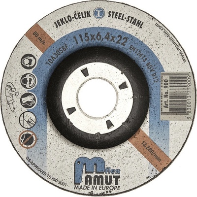 Mamut Profi Kotouč brusný 230 x 8,0 x 22,23 mm 10A30SBF