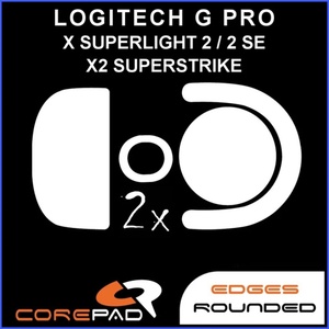 Corepad Skatez PRO 280 Крачета за мишка Logitech G PRO X SUPERLIGHT 2 / G PRO X2 SUPERSTRIKE / G PRO X3 SUPERSTRIKE (CSP2800)