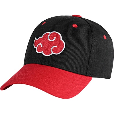 CurePink Baseballová Naruto Shippuden Akatsuki Symbol černý [ABYCAP037]
