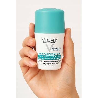 Vichy Deodorant 48h antiperspirant roll-on proti bielym a žltým škvrnám 50 ml