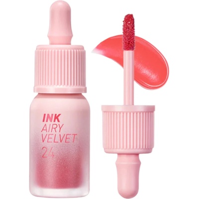 Peripera Ink Airy Velvet 24 Heavenly Peach ľahučký lip tint pre hebké a hydratované pery 4 g