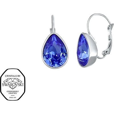 CRYSTalp Elegantné visiace náušnice s kryštálom Swarovski Sundrop 42271.SAP.E