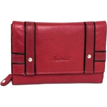 Mercucio dámska kožená peňaženka 2311822 cvok na šírku červená