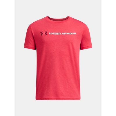 UA B Logo Wordmark SS Тениска детски Under Armour | Cherven | Момчешки | 122