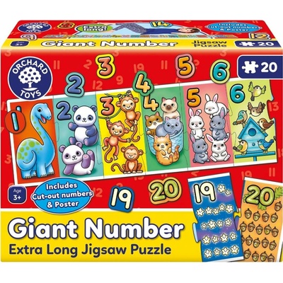 Orchard Toys Velké čísla 20 dílků