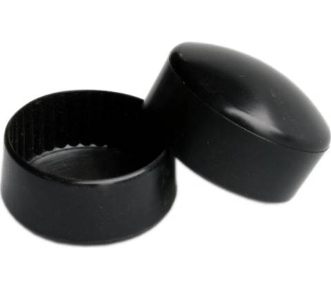 Čepička PVC 60 mm - černá
