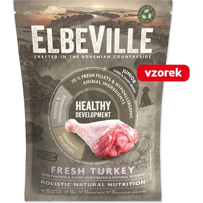 Elbeville Puppy & Junior Large Fresh Turkey Healthy Development 0,1 kg