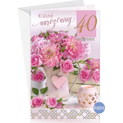 ARGUS Přání k narozeninám 40 15-6433c40