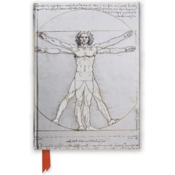 Flame Tree Publishing Da Vinci: Vitruvian Man (Foiled Journal)