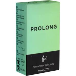 Feel Prolong Extra Thick Condoms 12 pack