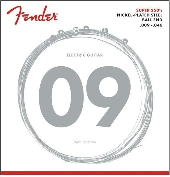 Fender Super Nickel Plated Steel 250LR Струни за електрическа китара (0730250404)