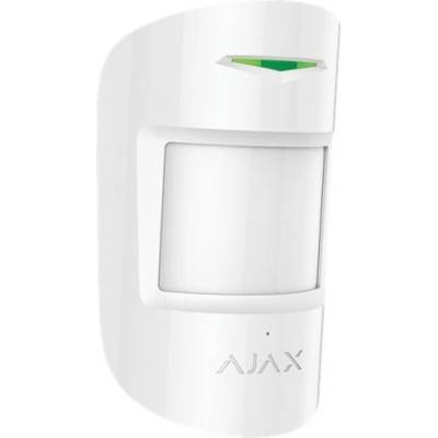 Ajax Systems Безжичен бял детектор за движение и счупване на стъкло Ajax CombiProtect WH 7170 (AJ-CP-WH)