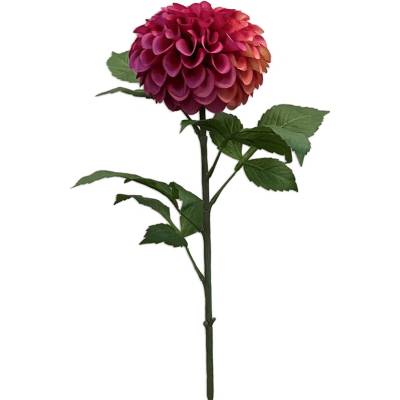 Umelý kvet dahlia pompon ružová 74 cm