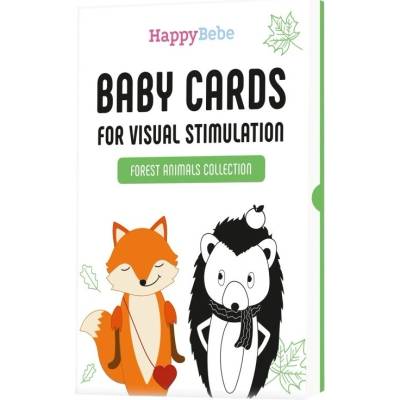 HappyBebe Стимулиращи карти за бебе HappyBebe - Горски животни (SKU5FAGR)