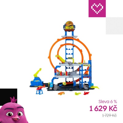 Hot Wheels City Maxi Garáž – Zboží Mobilmania