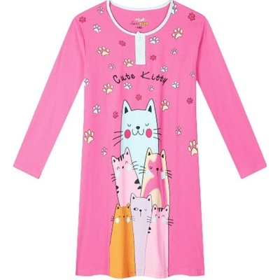 DÍVČÍ NOČNÍ KOŠILE růžová Kugo