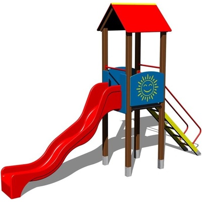 Playground zostava so šmýkačkou 4U121K - 15