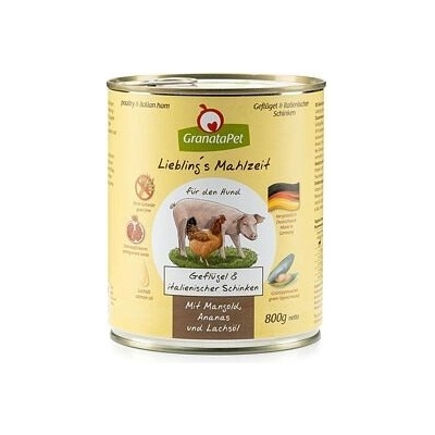 GranataPet kuře & italská šunka s mangoldem a ananasem 800 g