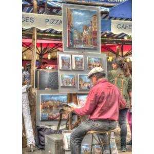 Grafika Art Puzzle - Puzzle Street Artist, Paris, France - 500 piese