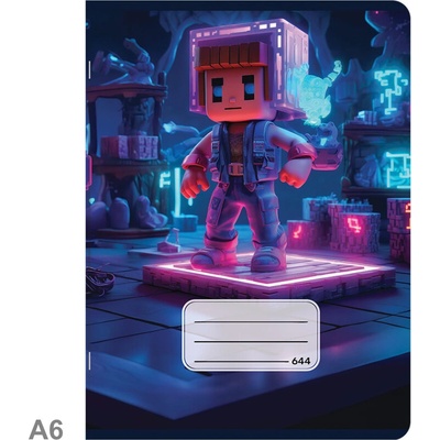 Topgal Poznámkový zošit A6 Notebook Pixelman