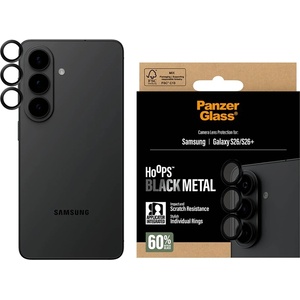 Panzer Стъклен Протектор за камера PanzerGlass Hoops Lens Protector за Samsung Galaxy S26 / S26 Plus, черен