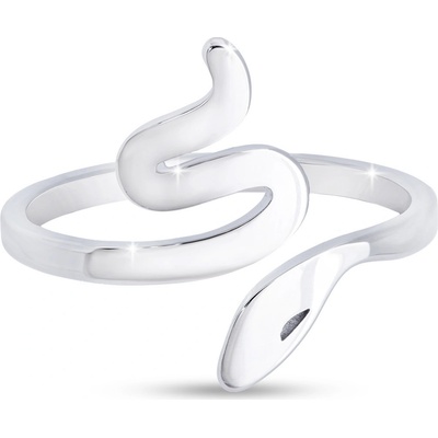 Biju Dámský z chirurgické oceli lesklý had 4000285 11