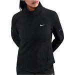 Nike Дамска тениска Nike Women's Swift Therma Fit Turtleneck Top Running shirt - Black / Reflective Silver - размер XL (916-7171-0115)