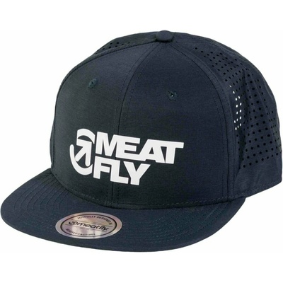 Meatfly шапка с козирка Keery Perfor Snapback Petrol / White Revital Meatfly | Cheren | МЪЖЕ | ЕДИН РАЗМЕР