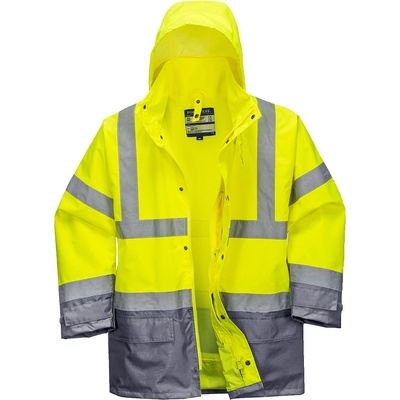Portwest S768 HI VIS EXECUTIVE reflexná bunda 5v1 Fluorescenčno žltá Sivá