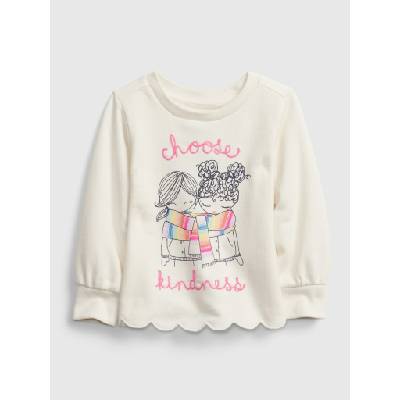 GAP Детско горнище Kindness GAP GAP | Byal | Момичешки | 98