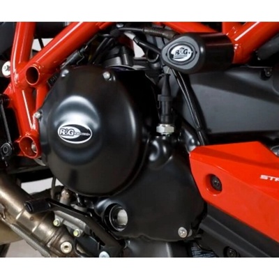 Kryt víka spojky (pravý) R&G Racing pro motocykly DUCATI StreetFighter 848, černý
