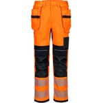 Portwest pw3 КОБУР fr415 / Мъжки работни панталони - hv оранжево/черно uk 33/eu 48 (fr415obr33)