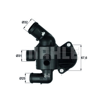 Termostat chladící kapaliny MAHLE ORIGINAL TI 15 87 (TI1587) – Zboží Mobilmania