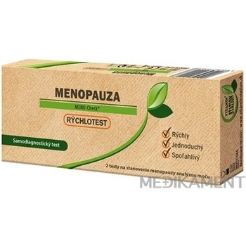 VITAMIN STATION Rýchlotest MENOPAUZA MENO-CHeck samodiagnostický test z moču 2 ks