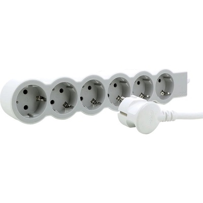 Legrand РАЗКЛОНИТЕЛ БЯЛ/СВЕТЛОСИВ legrand 6 ГНЕЗДА / 3 М. 133040 (3414971945524)