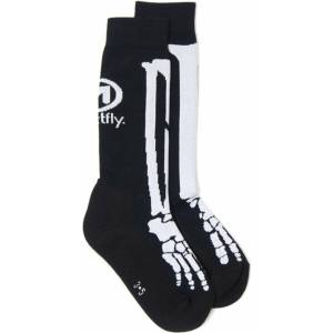 Meatfly чорапи Bones Long Black | Бяла | Размер Meatfly | Byal | МЪЖЕ | 35-38