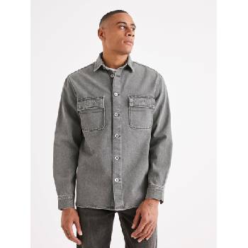 Celio Сива мъжка дънкова риза Celio Battery Celio | Siv | МЪЖЕ | S